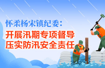 怀柔杨宋镇纪委：开展汛期专项督导 压实防汛安全责任
