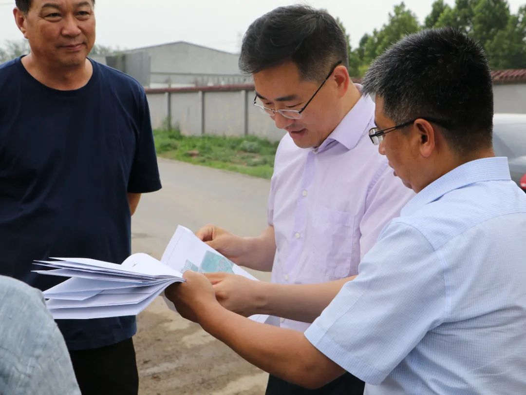 区委常委,副区长郭文杰到庙城镇调研